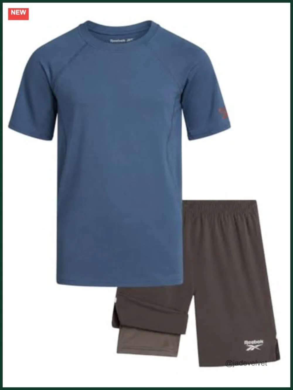 Boys 2-Piece Athletic Shorts Set with Graphic Tee & Compression Lining